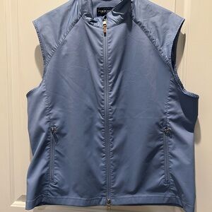 Polo Golf Women’s Blue Zip Up Vest Size L
